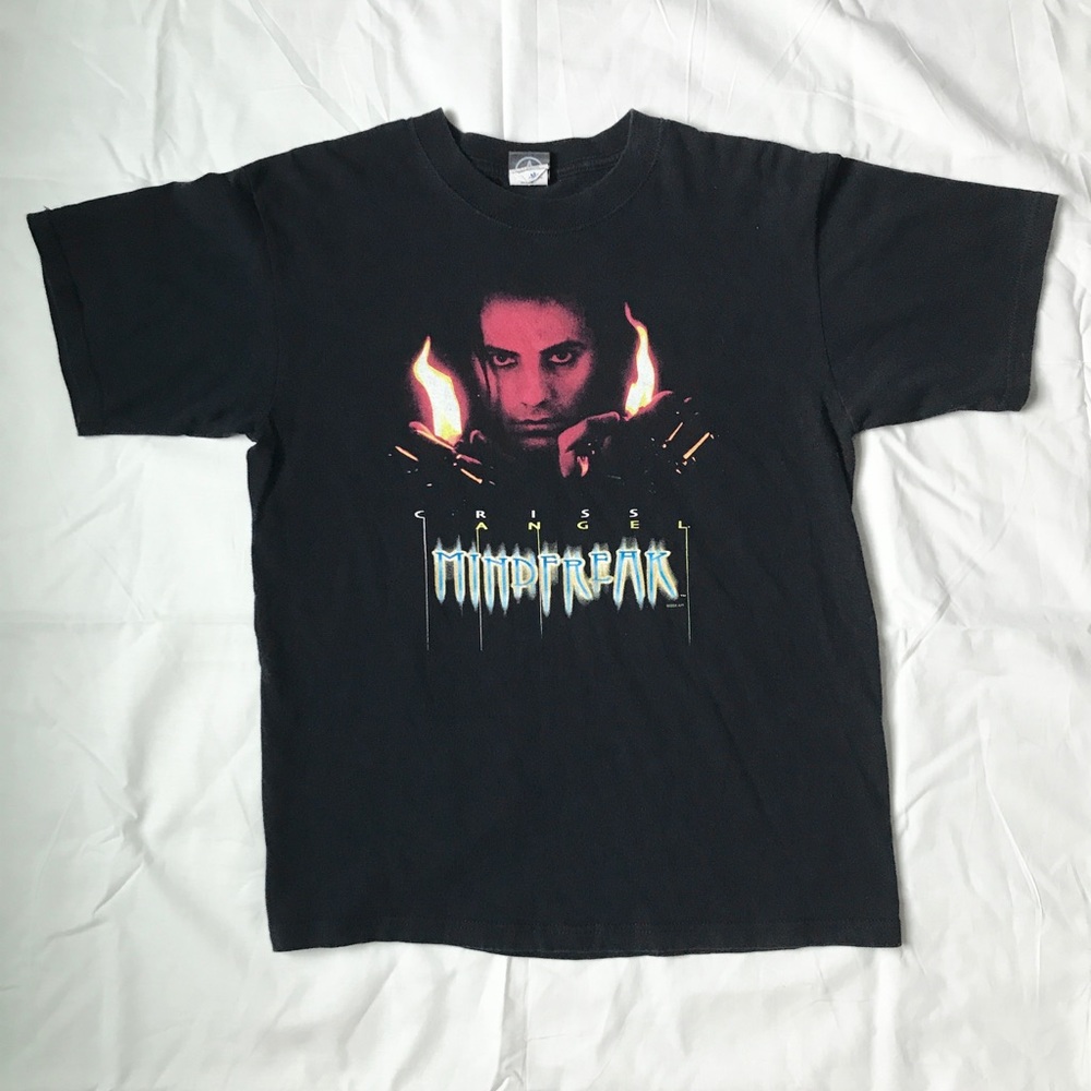 RARE Criss Angel Mindfreak NYC 06/07 t-shirt - early 2000’s/Y2K/goth/millenial